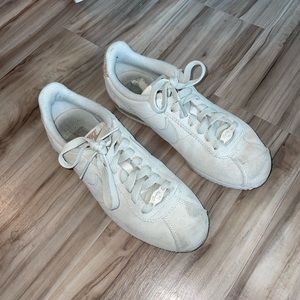 Nike Cortez Cream Suede Sneakers